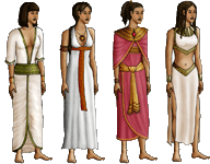 Les personnages d'Egyptis