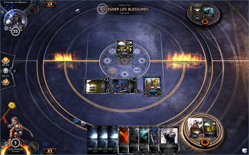 Les combats dans HEX Shards of Fate